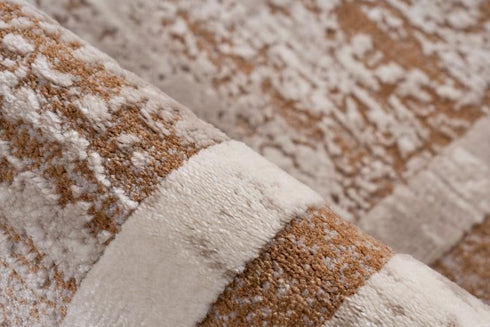 Pierre Cardin - Paris 502 Beige Faded Rug With Borders - ADORE RUGS and FLOORING